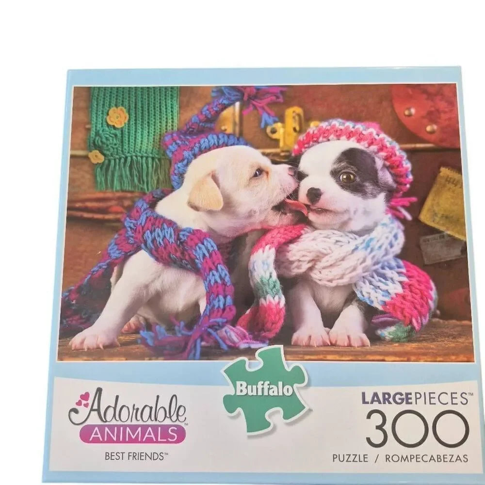 Buffalo Games Adorable Animals Best Friends 300 pc Jigsaw Puzzle